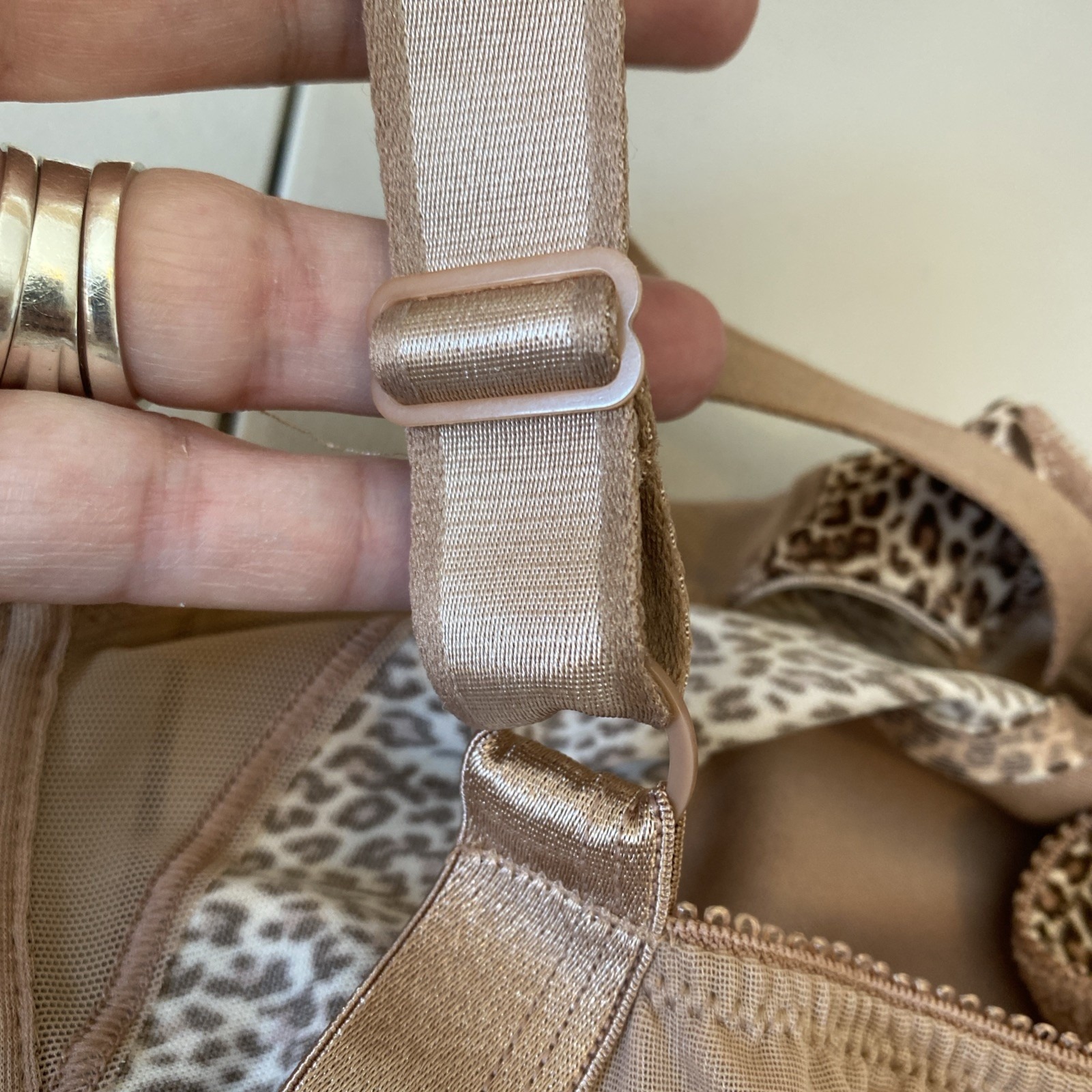 Just My Size Leopard Print Plus Size Bra Size 40dd Euc — image 7 of 8